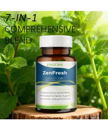 7-in-1 Bad Breath Capsules with Chlorophyllin & Probiotics Mint Extract for Long Lasting Breath Freshness Oral Care Supplement for Digestive Support 14-Day Solution (01) - Buy Online on GoSupps.com