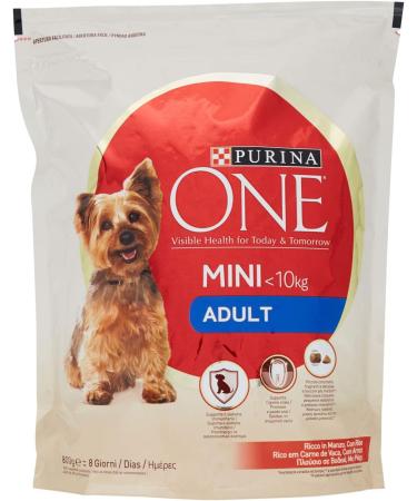 Purina One Mini 10kg Adult Dog Food with Beef and Rice 800 g - Buy Online on GoSupps.com