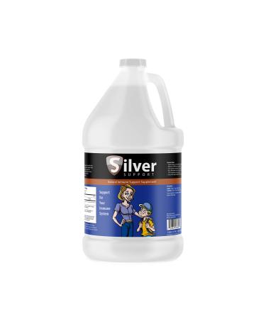Nano Ionic Silver Technology (1 gallon) with Cutting-Edge 10 ppm - Liquid Immune Booster for Kids Pets & Adults Enhances Wellness