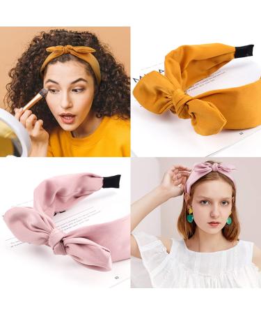 TOBATOBA Knotted Bow Headband for Women - Bunny Ears Fashion Headband - Buy Online on GoSupps.com
