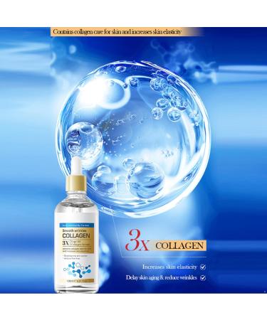 100ml Niacinamide & Hyaluronic Acid Serum with Collagen Complex Lightweight Daily Facial Moisturizer White One Size One Size White - Buy Online on GoSupps.com
