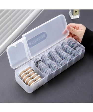Muqing Contact Lens Storage Container - Large Capacity Disposable Box for All Brands | 2 Pieces White & Opulent Garden - Buy Online on GoSupps.com