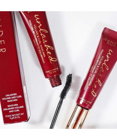 WANDER BEAUTY UNLASHED Volume & Curling Mascara - Cruelty Free, Gluten Free, Lash Conditioning & Strengthening Mascara for Voluminous, Lengthened Lashes - 0.32 oz - Buy Online on GoSupps.com