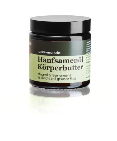 CristinenMoor body butter with hemp seed oil - natural cosmetic - against skin roughness moisturizing skin smoothing -110 ml
