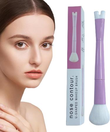 Dual Ended Makeup Brush Precision 2 in 1 Dual-End Brush Dual-End Contour Brush for Sculpting and Defining Nose Contour Kagrote - Buy Online on GoSupps.com