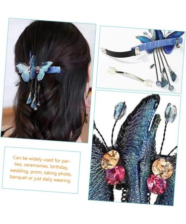 Beaupretty Butterfly Spring Hair Clip Rhinestone Hair Clips Barrettes Hair Pin Hair Accessories Clamps Eye Patches for Adults Hair Claw Bow Hair Clips Miss Rhinestones Headgear Fine - Buy Online on GoSupps.com