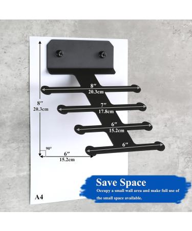 Shakven Resistance Rack Band Storage Hanger - Storage Rack For Home Gym - Multi-Purpose Storage Rack Home Gym Storage Fishbone Design For Foam Rollers Chains Weight Belts Tools - Buy Online on GoSupps.com