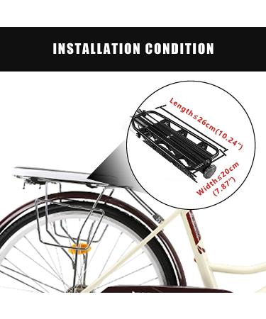 TWSOUL Child Bike Seat - Rear Mounted with Non-Slip Armrests/Pedals, Seat Belt - Holds Up to 100lbs - Buy Online on GoSupps.com