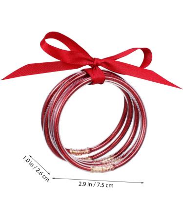 DIYEAH 60pcs Bracelet Ribbon Set 60 Pieces Girl Silica Gel Miss Gift - Buy Online on GoSupps.com