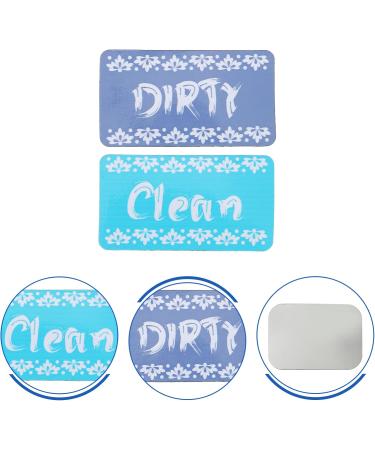 1pc Clean Dirty Indicator Magnetic Indicator Sign Reversible Clean Sign Label Sticker Magnetic Signs Washing Machine Cleaning Sign Personality Logo Stickers Rubber Magnetic - Buy Online on GoSupps.com
