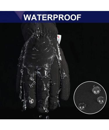 Songwin Waterproof Winter Gloves - Thinsulate Touchscreen Cycling Skiing & Hiking Gloves for Men & Women - Buy Online on GoSupps.com
