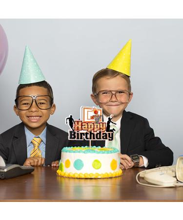 Basketball Cake Topper - Happy Birthday Shield | Sports Theme Decor for Young Girls - Buy Online on GoSupps.com