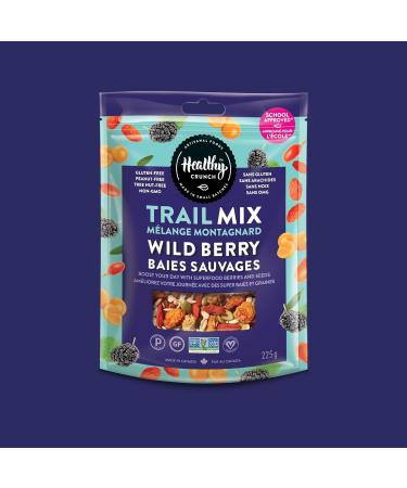 Healthy Crunch Fruit & Seed Mix - Wild Berry - 6 Units x 225g - High Protein Mix Nuts & Seeds - Protein Snacks for Adults - Organic Snack Mix - Healthy School Snacks Bulk - Nut Mix - Eating Healthy - Buy Online on GoSupps.com