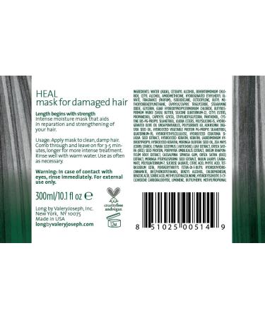Valery Joseph Heal Mask for Damaged Hair - 10.1 fl. oz - Buy Online on GoSupps.com