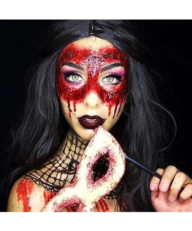 Realistic Fake Blood Makeup 0.35oz - Dripping Liquid for Halloween Cosplay & Theatrical - Washable Vegan & Cruelty-Free - Buy Online on GoSupps.com
