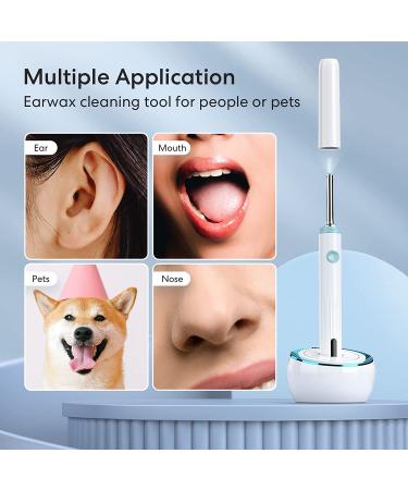 Wireless Ear Wax Removal Camera & Tool Kit | 1080p HD Ear Cleaner with Light for iPhone, Android & iPad | White - Buy Online on GoSupps.com