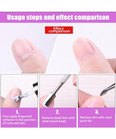 Bwetomk Cuticle Nipper Set Cuticle Cutter Trimmer and Cuticle Pusher Non-slip Handle Stainless Steel Nail Cuticle Scissors Clippers and Scraper Professional Manicure Pedicure Tool for Nail Art Spa - Buy Online on GoSupps.com