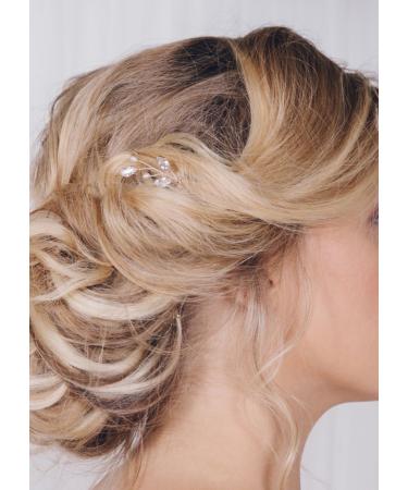 Fxmimior 3 PCS Bridal Vintage Crystal Hair Pins - Wedding Party Hair Accessories (Silver) - Buy Online on GoSupps.com