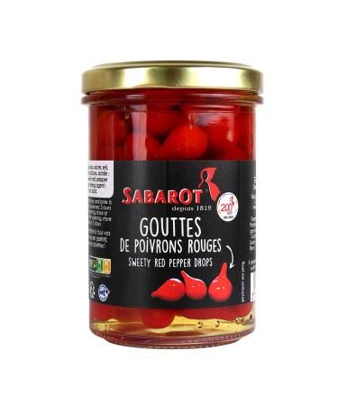 Sabarot - Drops of red peppers in jar 100 g