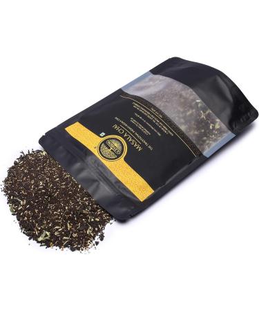 GLENBERG | MASALA CHAI TEA | Traditional Indian Masala Chai Tea with Pure Natural Herbs and Spices (Adrak/Ginger Cardamon/Elaichi Cinnamon/Dal Chini Licorice/Mulethi) | Milk Tea (200 Grams) 200 Grams | 100 Cups - Buy Online on GoSupps.com