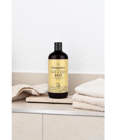 St rtebekker Premium Hair & Body Wash Sandalwood 2in1 shampoo and shower gel for men moisture shampoo with aloe vera shower gel and shampoo for men 500 ml from natural ingredients - Buy Online on GoSupps.com