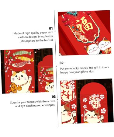 Ciieeo 40 pcs 2021 Lai See red Envelope Bag Gift Money Chinese red Packet Chinese Spring Gifts Money Envelope Decor Chinese Decor 2021 red envelopes The Year of ox red Packets - Buy Online on GoSupps.com