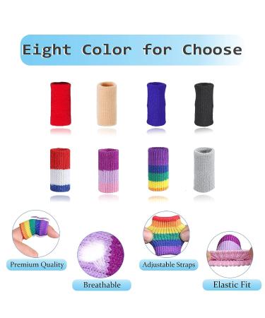 EDNYZAKRN Finger Compression Sleeves - 10Pcs Finger Support Protectors for Trigger Finger, Arthritis, Swelling - Breathable Elastic Thumb Brace for Basketball Sports - Pain Relief - One Size Beige - Buy Online on GoSupps.com