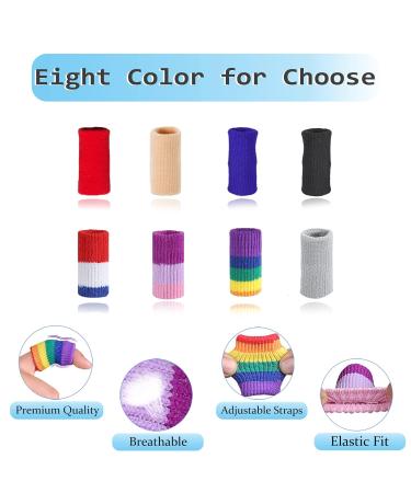 Ednyzakrn 10-Piece Finger Protection Set - Stretchy Bandages for Arthritis Injuries & Basketball - Gray Trigger Finger Covers - Buy Online on GoSupps.com