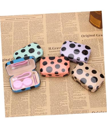 Gleavi Mini Travel Glasses Case & Tweezers Set | Compact Lens Organizer - 8.5x5.5 cm - Buy Online on GoSupps.com