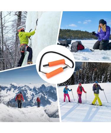 Retractable Ice Awls Kit - Ice Fishing Safety Picks Tool with Flexible Tips - Portable Emergency Gear for Skating and Walking on Ice (2 Pack) - Buy Online on GoSupps.com