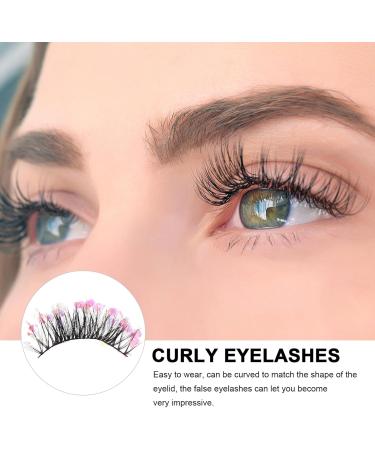 minkissy 3 Pairs Fake Eyelashes Fluffy Eyelashes Extensions Glitter Eyelashes Makeup Supplies for Women Girls - Buy Online on GoSupps.com