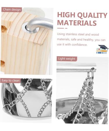 Solustre Aromatherapy Bowl Set - Wooden Essential Oil Serving Tray & Stainless Steel Bowls for Relaxation & Wellness - Buy Online on GoSupps.com