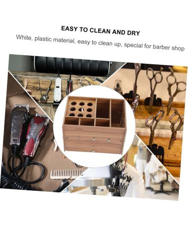 Fomiyes Hairdressing Desk Organizer | Scissor Holder & Styling Tools Rack - 16x11.8cm - Salon Essential for Shears & Accessories - Buy Online on GoSupps.com