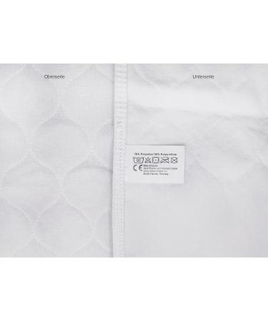 Medi-Inn Washable Bed Protector 90x85 cm - White 3-Ply No Wings | International Shipping - Buy Online on GoSupps.com