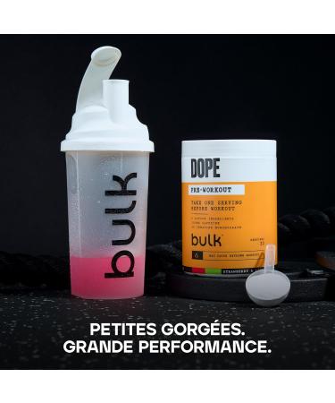 Bulk Dope Pre-Workout Powder Strawberry and Lime Energy Drink With Beta Alanine Creatine Monohydrate Caffeine Arginine (AAKG) Citrulline Taurine Vitamin B6 510g 30 Servings - Buy Online on GoSupps.com