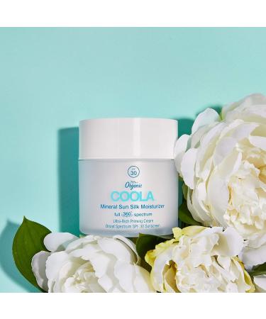 Coola Organic Sun Silk Face Moisturizer SPF 30 with Plant-Derived BlueScreen Technology 1.5 Fl Oz - Buy Online on GoSupps.com