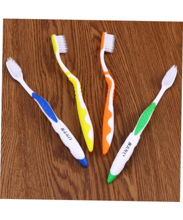 BUIFULSIC Soft Ergonomic Toothbrush Set - 4 Pack Fine Toothbrushes for Adults with Comfortable Handle - Micro Stick Soft Fur for Gentle Cleaning - Buy Online on GoSupps.com