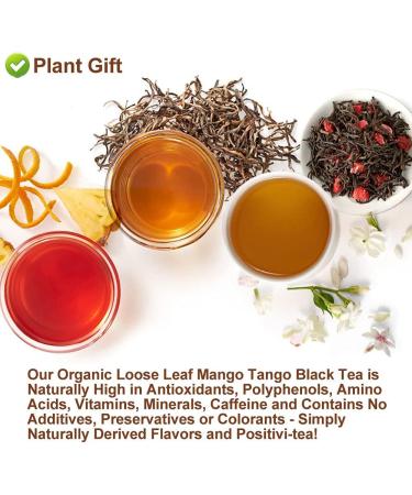 Plant Gift Hawaiian Black Tea Oganic Fruit Herbal Tea All Natural Flavors Loose Leaf Ceylon Roselle Papaya Pineapple Mango Grape Lemon Non GMO Vegan Tea Bags Into Iced Tea & Hot Tea 70G/2.5oz - Buy Online on GoSupps.com