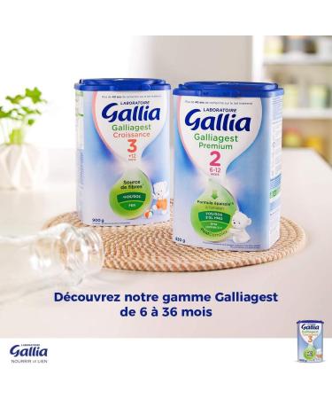 Laboratoire Gallia Galliagest Baby Milk Powder 12 Months to 3 Years 900 g (Packx1) - Buy Online on GoSupps.com