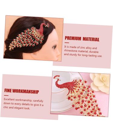 MAGICLULU Peacock Crown Hair Comb Bridal Peafowl Headpieces Bridal Hair Combs Rhinestone Hair Combs Wedding Peafowl Hair Combs Wedding Peafowl Headpieces Bridal Peafowl Hair Combs - Buy Online on GoSupps.com