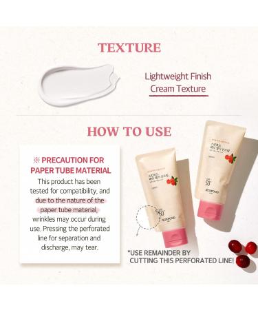 Buy Skin Food Berry Glowing Sun Cream SPF 50+ PA++++ - 1.69 fl oz | International Shipping Available - Buy Online on GoSupps.com