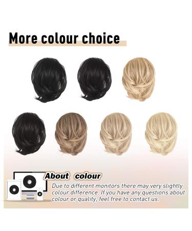 BARSDAR Dark Brown Synthetic Hair Bun Ponytail Extension for Women - Easy Elastic Scrunchie Hair Accessory - Buy Online on GoSupps.com
