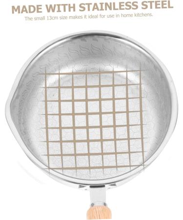 Zerodeko Omelet pan Wok Honeycomb Pans Nonstick Small Frying pan pan Stainless Steel Pot Fry pan for Outdoor Cooking Stainless Steel Non Stick pan Kitchen Pot Frying pan - Buy Online on GoSupps.com