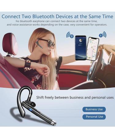 WMWYMX Bluetooth Headset - Wireless One Ear Earphone with Charging Case - Buy Online on GoSupps.com