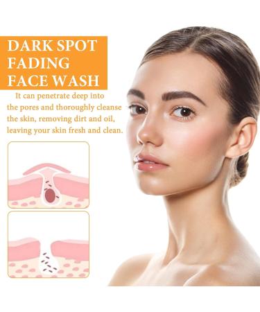 Turmeric Face Wash 100% Organic Turmeric Glow Scrub for Deep Cleaning Remove Makeup Brightens and Firms Skin Helps to Reduce Acne and Dark Spots(100ml) - Buy Online on GoSupps.com