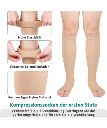 Compression Stockings Class 1 for Men & Women | Medical Knee Support Socks - International Shipping - Buy Online on GoSupps.com
