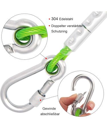 Buy Tie-Out Leashes for Dogs | Durable 3/6/9/15m Yard Leash in Green - Perfect for Safe Outdoor Play - Buy Online on GoSupps.com