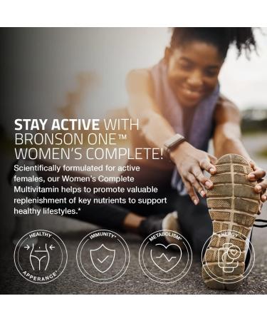 Bronson ONE Daily Women's Complete Multivitamin - 180 Tablets - Buy Online on GoSupps.com