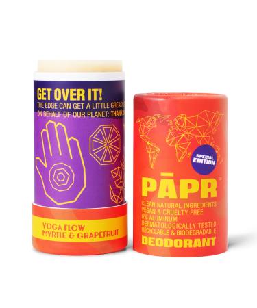 PAPR - Nature Powered Clinically Proven All Natural Deodorant in Zero Waste Paper Packaging (Yoga Flow)