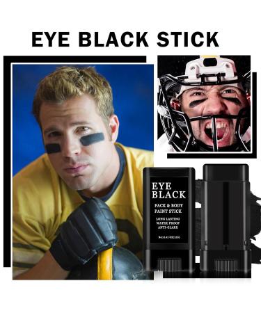 High Pigment Eye Black Stick for Sports | Football Baseball Softball - Body & Face Makeup for Halloween & Cosplay - Buy Online on GoSupps.com